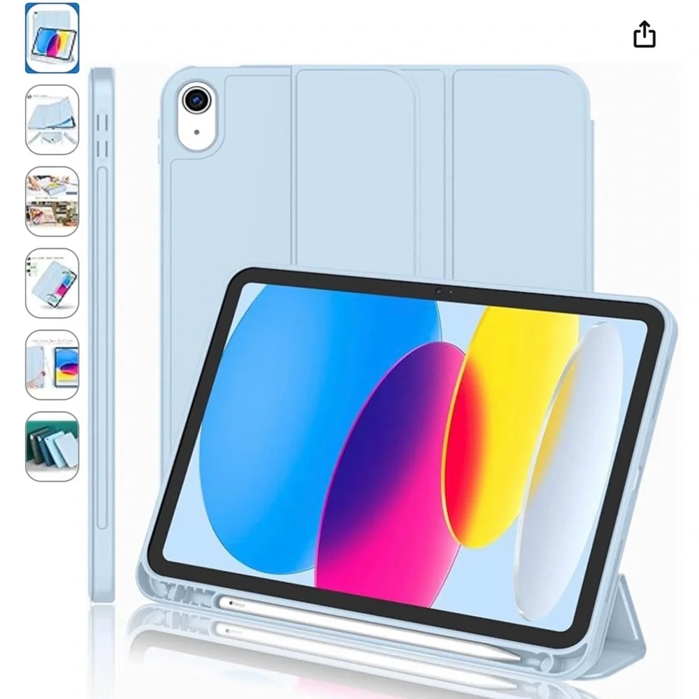 Imeet iPad Pro Case (A16) 11th Gen/10th Gen W/Pencil Holder Smart Cover NEW